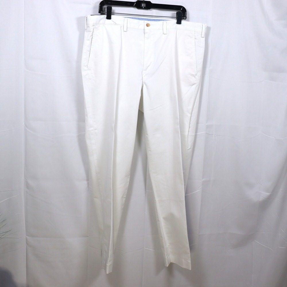 Polo Ralph Lauren Chino Pants 38x32 White Mens Stretch Straight Fit New